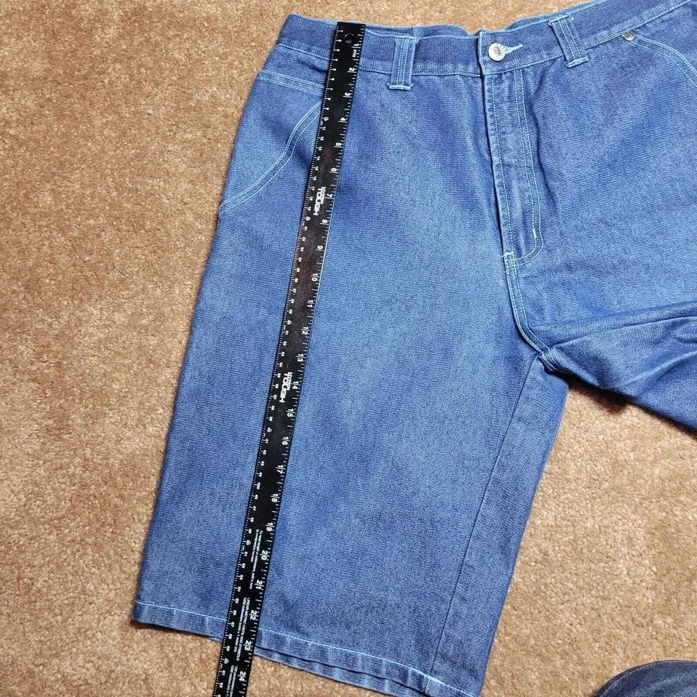 Webs Jeans Men's‎ Size 36 Shorts Dark Denim Red Label Y2K Grundge Hip Hop